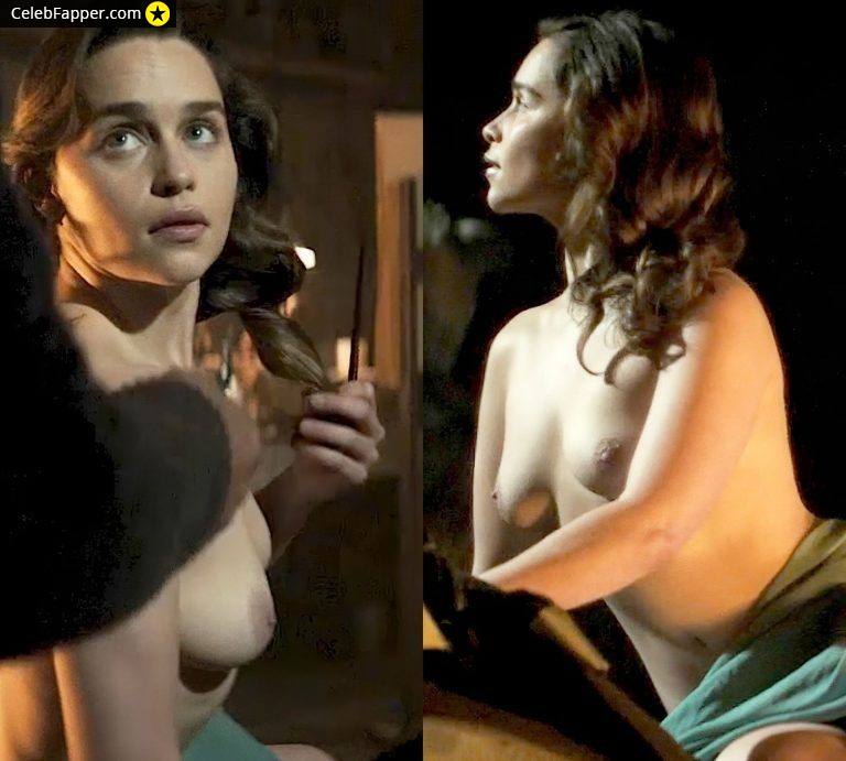 emilia clarke fap tits boobs nude naked nipples